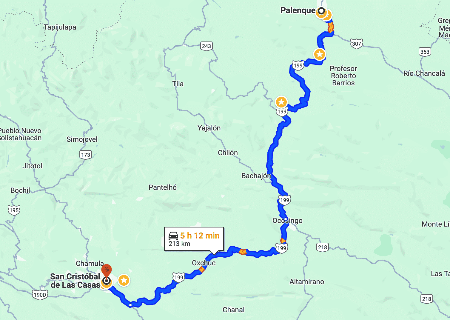 De Palenque à San Cristóbal, sur la route des Narcos.