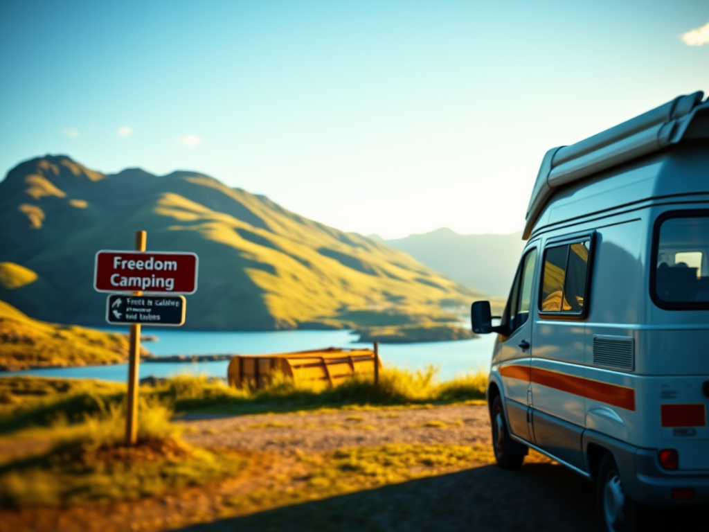 Où dormir avec son van en Nouvelle Zélande?